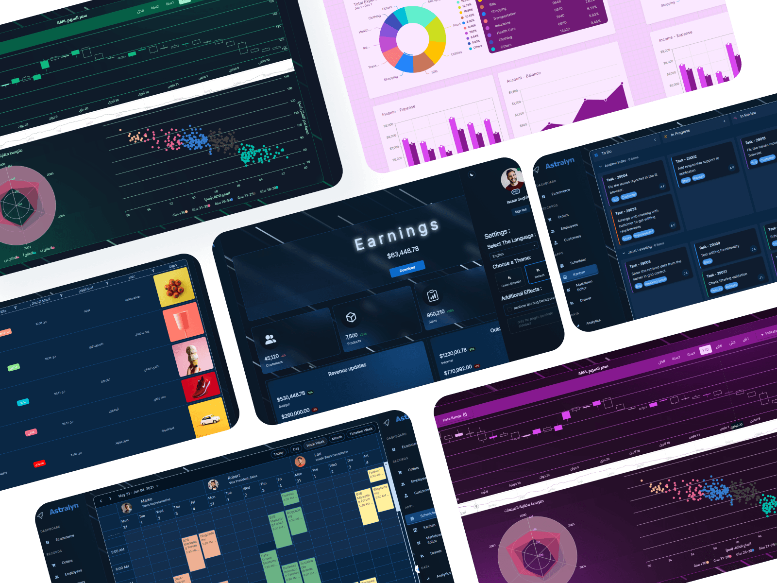 Astralyn dashboard desktop mockup from the repository