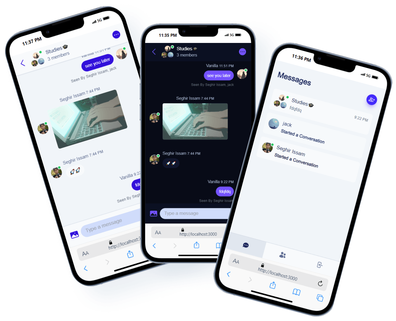 ChatWhizz — mobile UI mockup