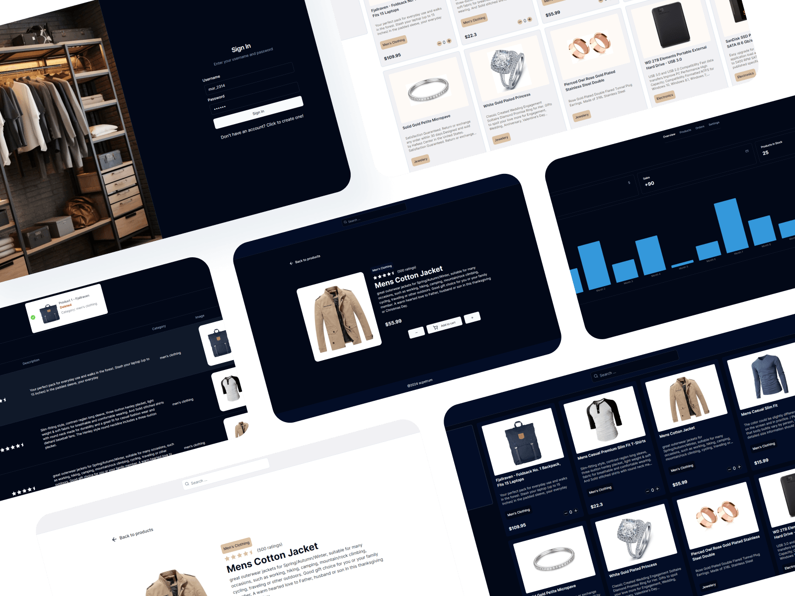 Spectrum Store — معاينة واجهة سطح المكتب